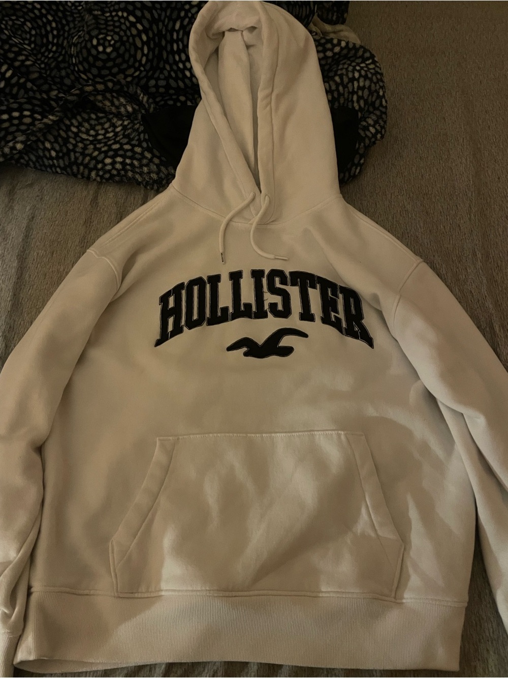 Vintage white Hollister hoodie size L men’s “unisex”